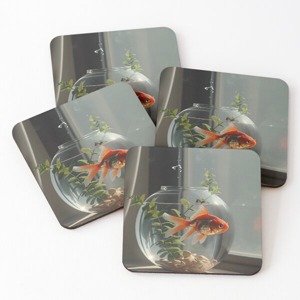 Item preview, Playful Goldfish designed and sold by cute-animals99.
