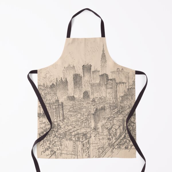 Item preview, Sketch of a city full of skyscrapper - Architectural Sketch designed and sold by SLGA-Designs.