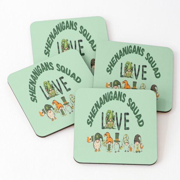 Item preview, Shenanigans Squad 2, Que comiencen las Shenanigans, Cultura irlandesa Lucky Shamrock, Shenanigans Squad designed and sold by Adri Barnard.