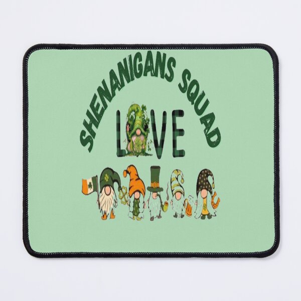 Item preview, Shenanigans Squad 2, Let The Shenanigans Begin, Lucky Shamrock Irish Culture, Shenanigans Squad designed and sold by Adri Barnard.