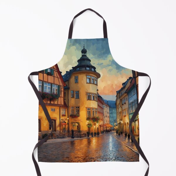 Item preview, Evening Glow on Cobblestone Streets designed and sold by Vitalka-uk.