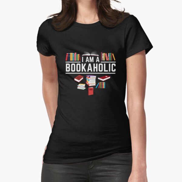 Bookaholic Tailliertes T-Shirt
