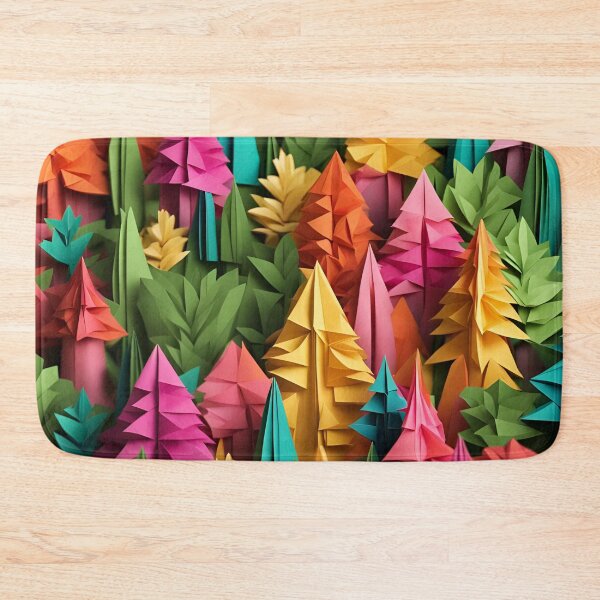 Item preview, Origami Art - Chromatic Canopy: A Kaleidoscopic Forest Adventure designed and sold by ArtfulFolds.