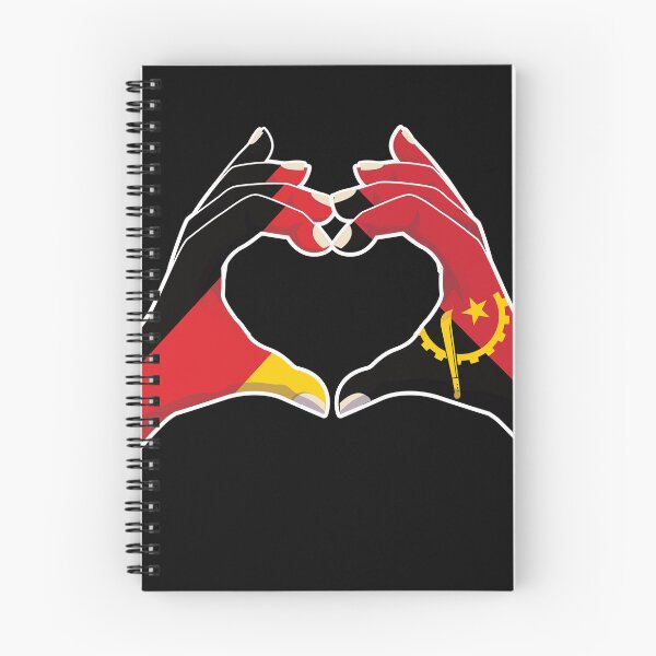 Item preview, Angola Angolan Germany German Love Heart Peace designed and sold by FlagX.