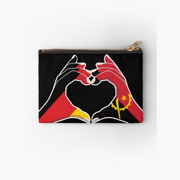 Item preview, Angola Angolan Germany German Love Heart Peace designed and sold by FlagX.