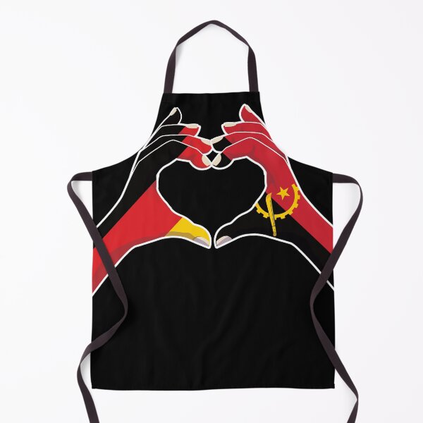 Item preview, Angola Angolan Germany German Love Heart Peace designed and sold by FlagX.