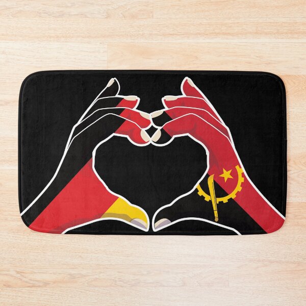 Item preview, Angola Angolan Germany German Love Heart Peace designed and sold by FlagX.