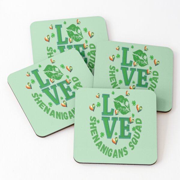 Item preview, Shenanigans Squad 3, Que comiencen las Shenanigans, Cultura irlandesa Lucky Shamrock, Shenanigans Squad designed and sold by Adri Barnard.