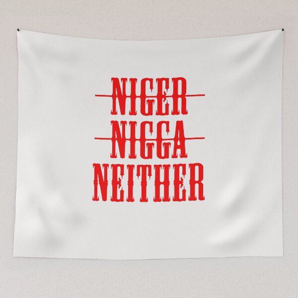 Item preview, Nigger Nigga Neither essential Tshirt designed and sold by exponentialart.