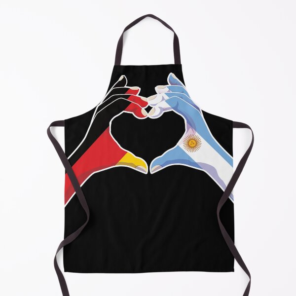 Item preview, Argentina Argentine Argentinean Argentinian Germany German Love Heart Peace designed and sold by FlagX.