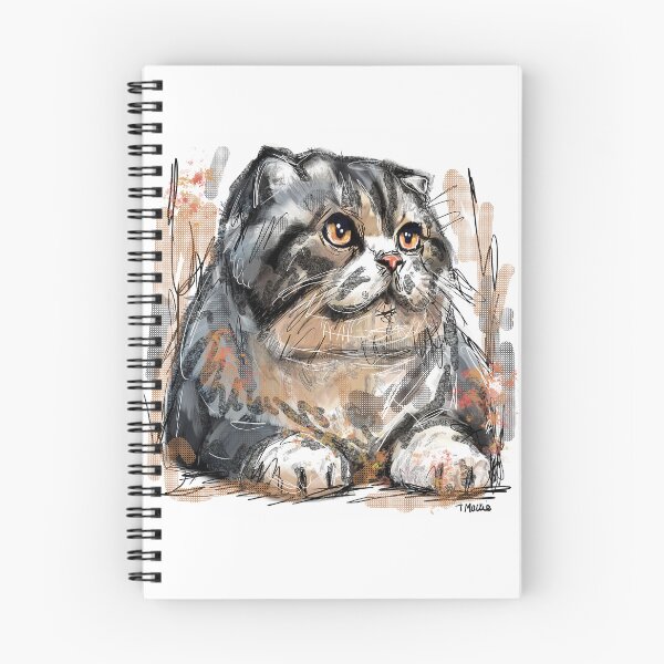 Item preview, Scottish Fold Cat designed and sold by TraceyMackieArt.