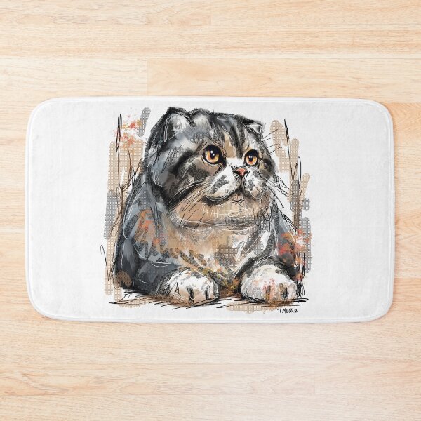 Item preview, Scottish Fold Cat designed and sold by TraceyMackieArt.
