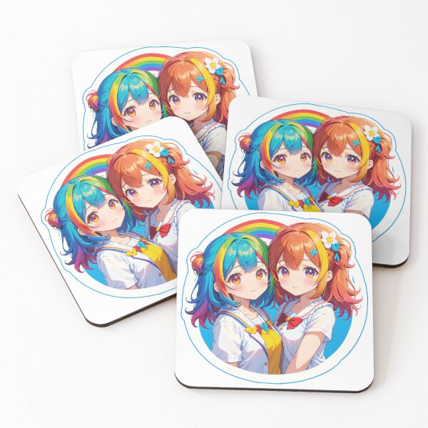 Item preview, Rainbow Girl Sisters Bubby Pumpkin designed and sold by StickerStarSaga.