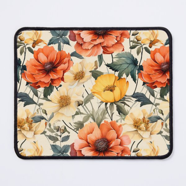 Item preview, Red, Yellow and White Flowers, Artistic Representation, Realistic and Detailed Style designed and sold by celiacreatec.