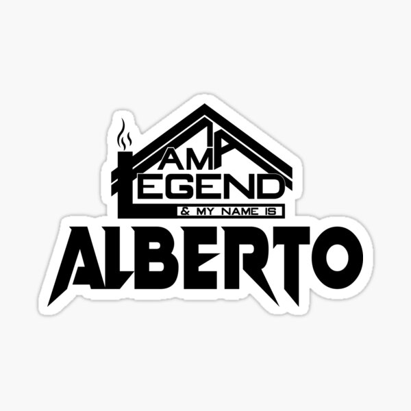 Artikel-Vorschau von Ich bin eine Legende und mein Name ist Alberto (ich bin legendär), designt und verkauft von koreatvtea.