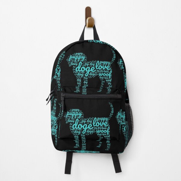 Item preview, Words Dog Letters Teal designed and sold by SoulPaws.