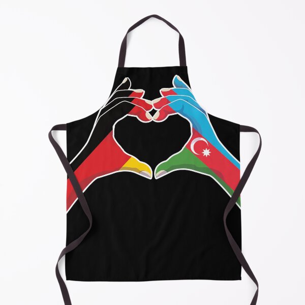 Item preview, Azerbaijan Azerbaijani Germany German Love Heart Peace designed and sold by FlagX.