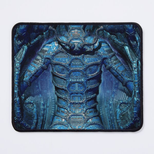 Item preview, Blue Lady - biomechanic fantasy 3D illustration designed and sold by KairoDesign.