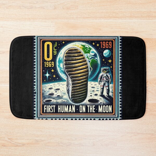 Item preview, First men on the moon designed and sold by RobertMartinArt.