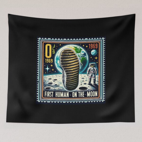 Item preview, First men on the moon designed and sold by RobertMartinArt.