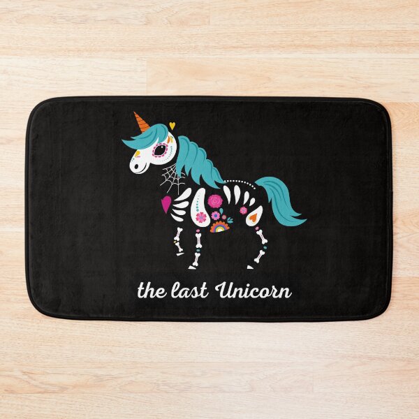 Item preview, Skeleton unicorn in sugar skull design - the last unicorn - fun shirt, punk, gothic designed and sold by CorvusLunaArt.