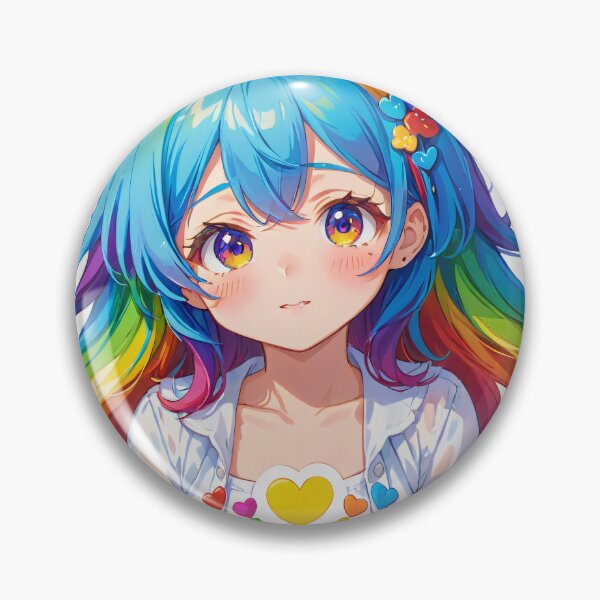 Item preview, Rainbow Girl Dimples designed and sold by StickerStarSaga.