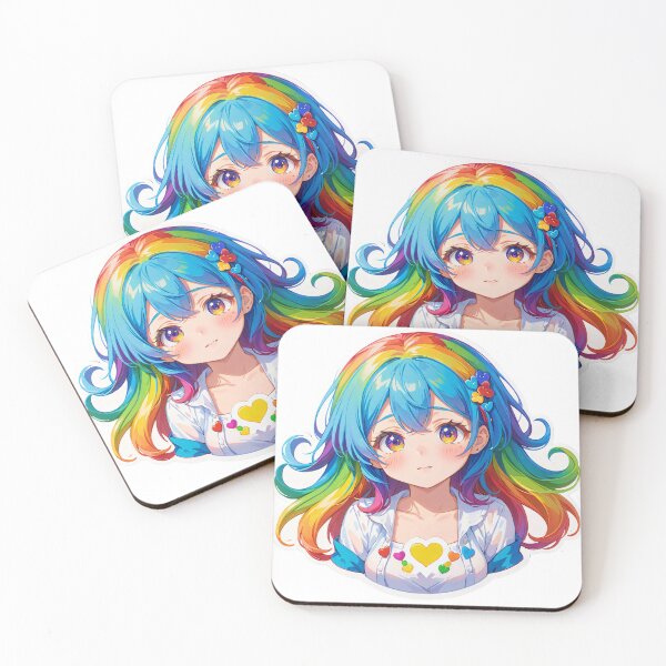 Item preview, Rainbow Girl Dimples designed and sold by StickerStarSaga.
