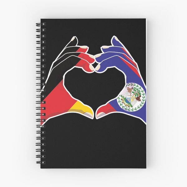 Item preview, Belize Belizean Germany German Love Heart Peace designed and sold by FlagX.