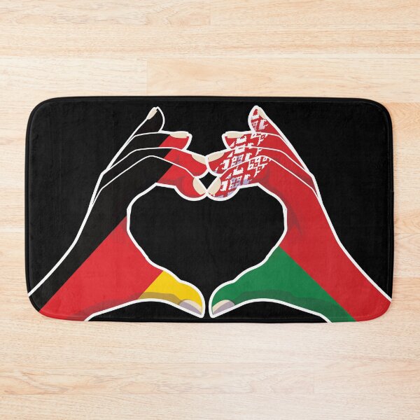 Item preview, Belarus Belarusian Belarussian Germany German Love Heart Peace designed and sold by FlagX.