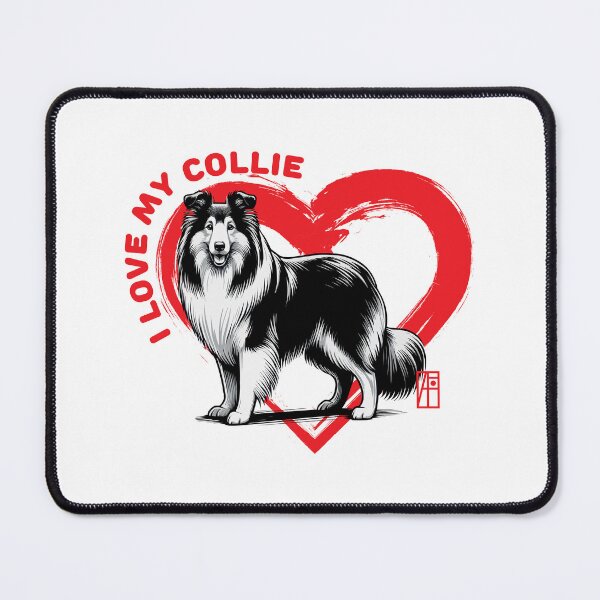 Item preview, I Love My Collie - I Love my dog - Family dog designed and sold by ArtProjectShop.