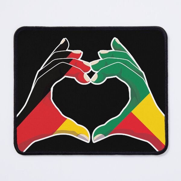 Item preview, Benin Beninese Germany German Love Heart Peace designed and sold by FlagX.