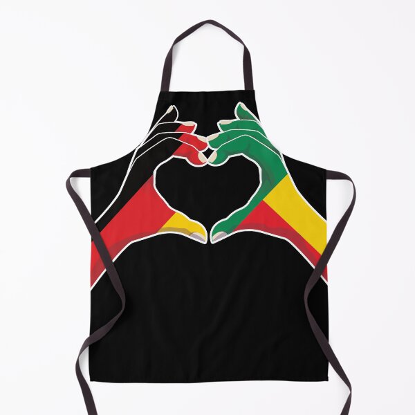 Item preview, Benin Beninese Germany German Love Heart Peace designed and sold by FlagX.