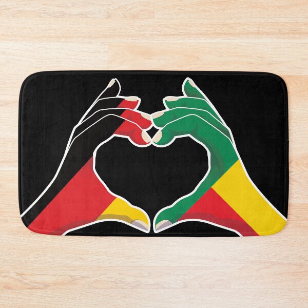 Item preview, Benin Beninese Germany German Love Heart Peace designed and sold by FlagX.