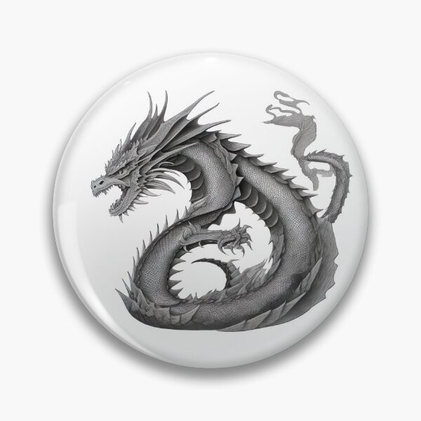 Item preview, Japanese dragon Japan dragon motif designed and sold by Frostquest.