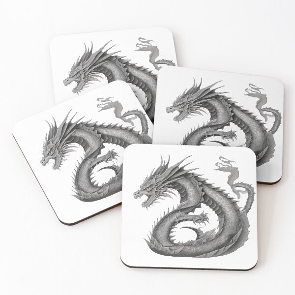 Item preview, Japanese dragon Japan dragon motif designed and sold by Frostquest.