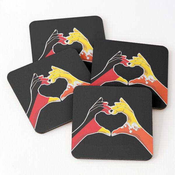 Item preview, Bhutan Bhutanese Germany German Love Heart Peace designed and sold by FlagX.
