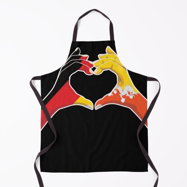 Item preview, Bhutan Bhutanese Germany German Love Heart Peace designed and sold by FlagX.