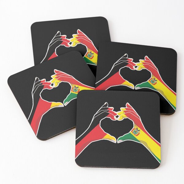 Item preview, Bolivia Bolivian Germany German Love Heart Peace designed and sold by FlagX.