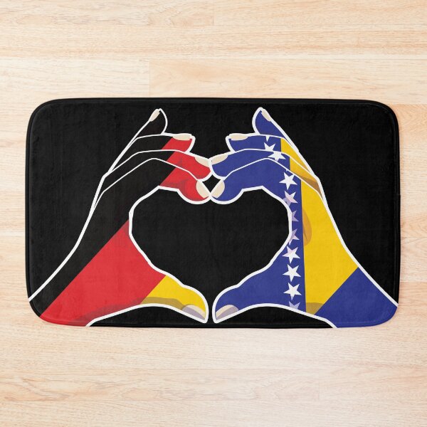 Item preview, Bosnia Bosnian Germany German Love Heart Peace designed and sold by FlagX.