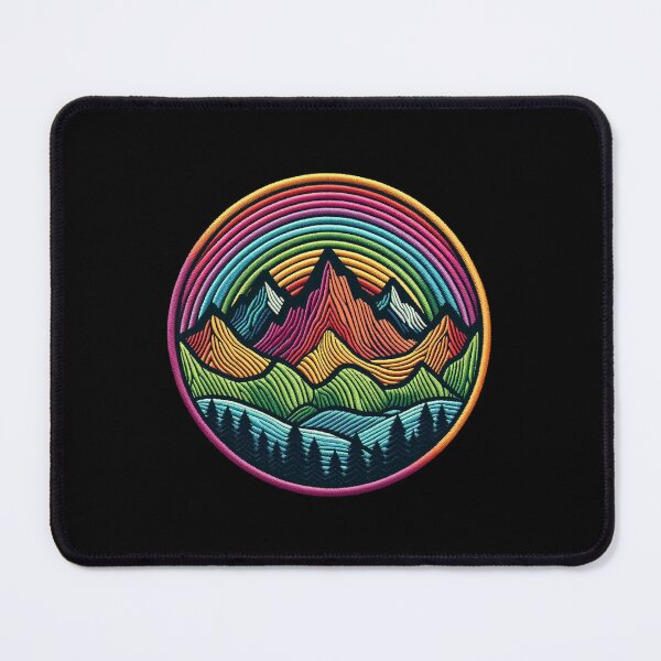 Item preview, Colorful Mountain and Rainbow designed and sold by DesignAnother.