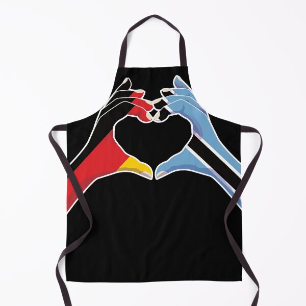 Item preview, Botswana Batswana Germany German Love Heart Peace designed and sold by FlagX.
