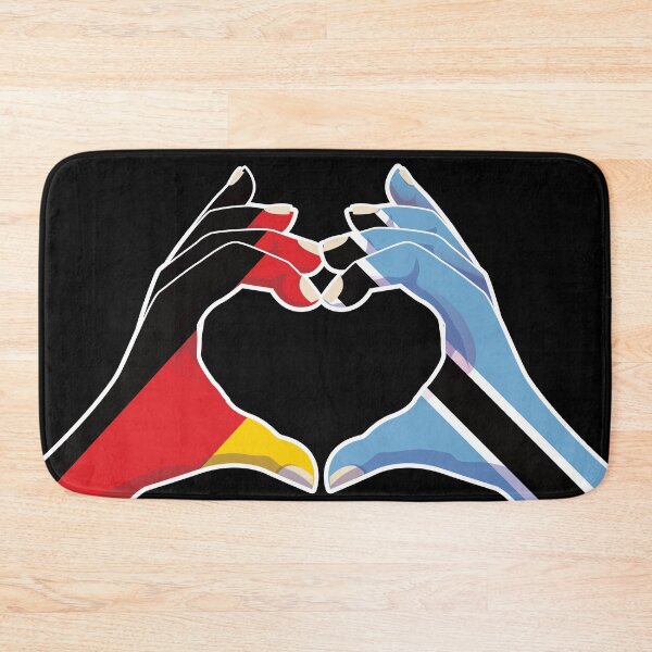 Item preview, Botswana Batswana Germany German Love Heart Peace designed and sold by FlagX.