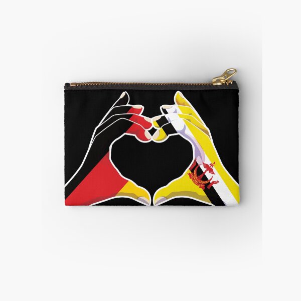 Item preview, Brunei Bruneian Germany German Love Heart Peace designed and sold by FlagX.