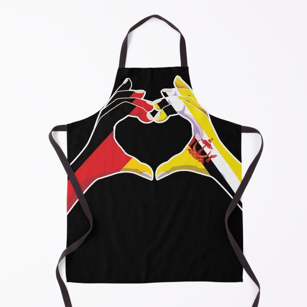 Item preview, Brunei Bruneian Germany German Love Heart Peace designed and sold by FlagX.