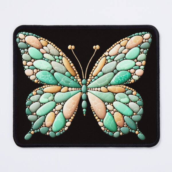 Item preview, Mint Medley Monarch Pebble Butterfly designed and sold by MachineDesigned.