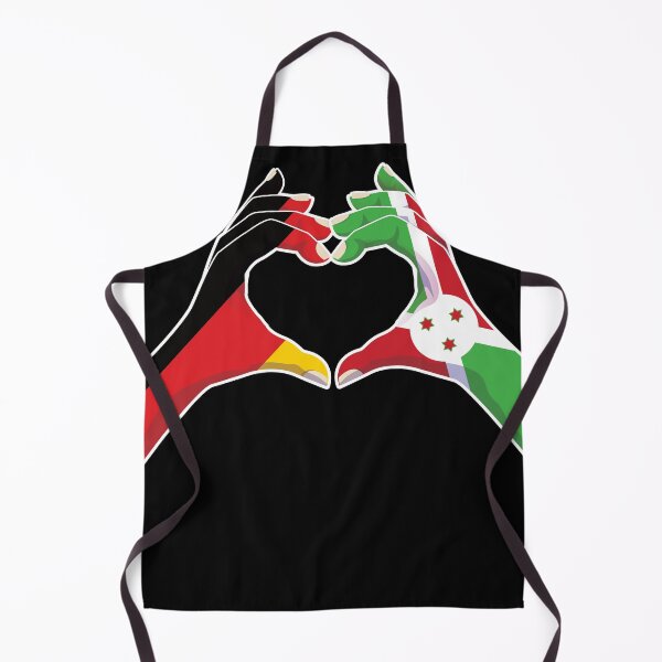 Item preview, Burundi Burundian Germany German Love Heart Peace designed and sold by FlagX.