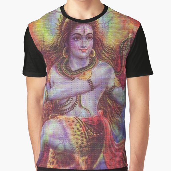 Shiva Blotter Art Design on your Favorite Garment Graphic T-Shirt