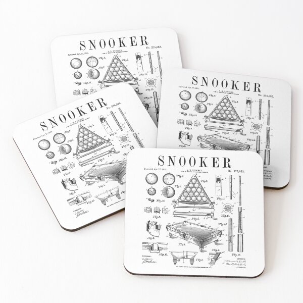 Item preview, Snooker Player Table Cue Sports Funny Vintage Patent Print designed and sold by GrandeDuc.