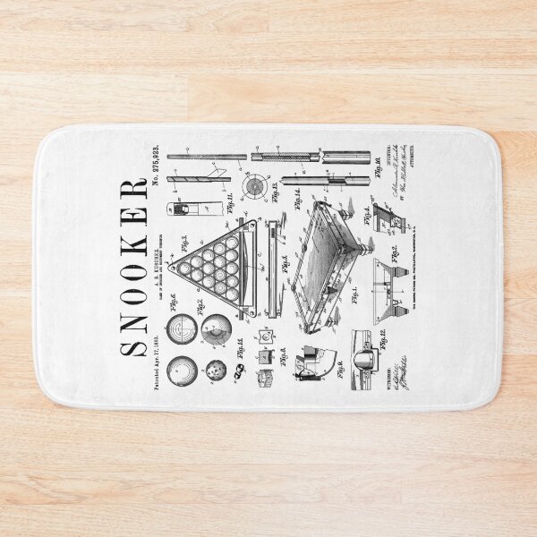 Item preview, Snooker Player Table Cue Sports Funny Vintage Patent Print designed and sold by GrandeDuc.