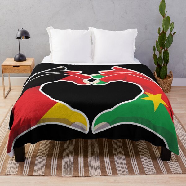 Item preview, Burkinabe Burkina Faso Germany German Love Heart Peace designed and sold by FlagX.